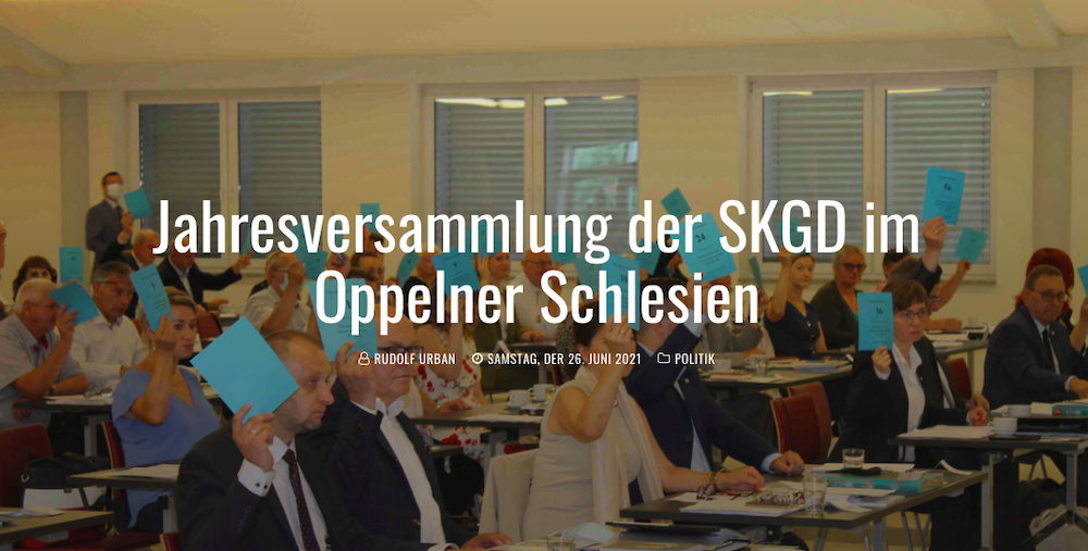 Zur Jahresversammlung der Sozial-Kulturellen Gesellschaft der Deutschen im Oppelner Schlesien kamen 95 der insgesamt 150 Delegierten.